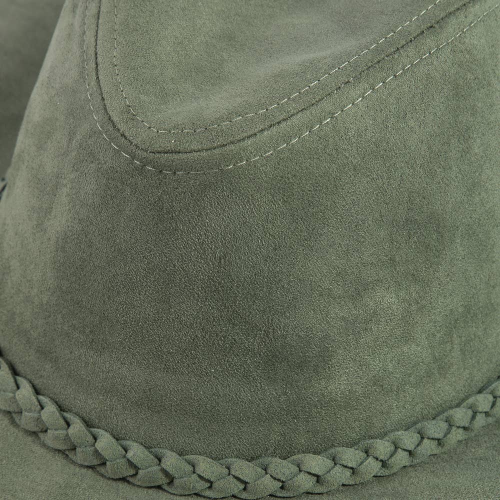 Braided Tassel Fedora Hat