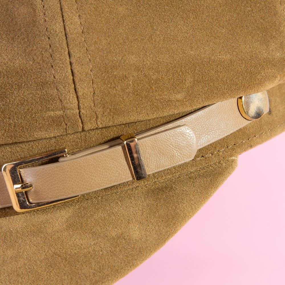 Thin Belt Newsboys Cap